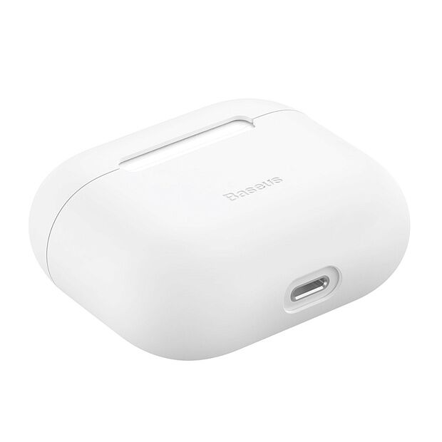 Чехол BASEUS Super Thin Silica Gel Case для AirPods 3, белый - 2 Чехол BASEUS Super Thin Silica Gel Case для AirPods 3, белый - 2