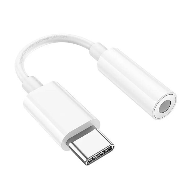 Переходник Hoco LS35 Type-C на Audio кабель белый - 3 Переходник Hoco LS35 Type-C на Audio кабель белый - 3