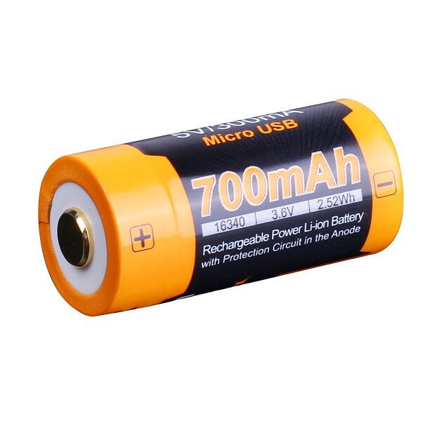 Аккумулятор 16340 Fenix 700 UP mAh Li-ion разъемом для USB, ARB-L16-700UP - 4 Аккумулятор 16340 Fenix 700 UP mAh Li-ion разъемом для USB, ARB-L16-700UP - 4