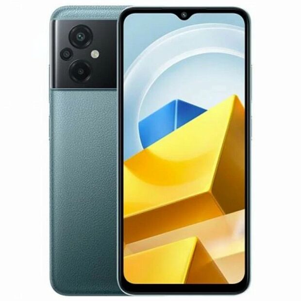 Смартфон Poco M5 4/64 ГБ Global, зеленый - 1 Смартфон Poco M5 4/64 ГБ Global, зеленый - 1