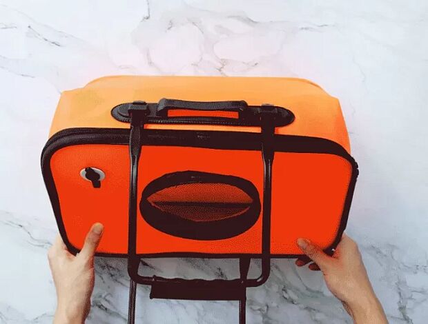 Рыболовное ведро Yeux Outdoor Foldable Fishing Bucket YTDS2210 22L (Orange) - 6 Рыболовное ведро Yeux Outdoor Foldable Fishing Bucket YTDS2210 22L (Orange) - 6