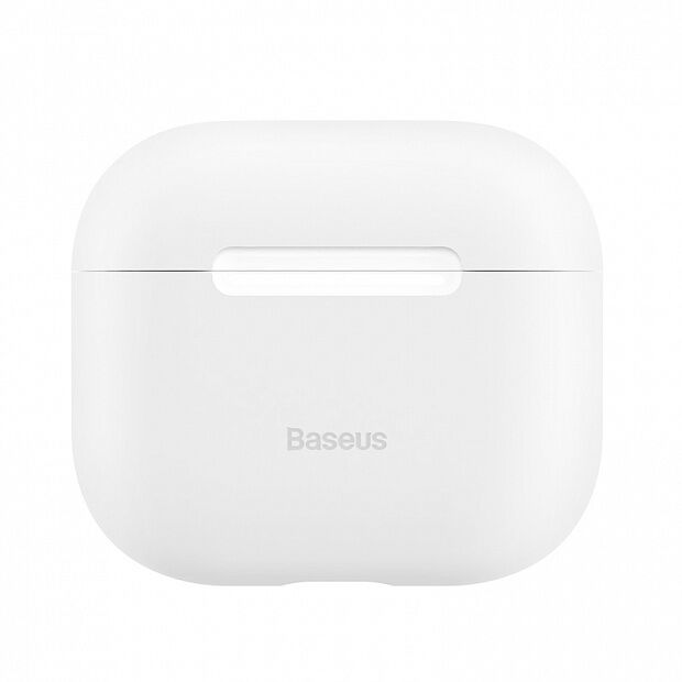 Чехол BASEUS Super Thin Silica Gel Case для AirPods 3, белый - 1 Чехол BASEUS Super Thin Silica Gel Case для AirPods 3, белый - 1