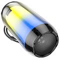 Bluetooth колонка BOROFONE BR25 Crazy Sound BT 5.3, 5W, microSD/USB/FM/RGB (черная) - фото