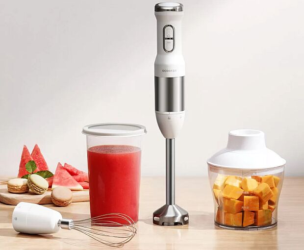 Погружной блендер Qcooker Chef Hand-Held Cooking Stick CD-HB01 (White/Белый) - 4 Погружной блендер Qcooker Chef Hand-Held Cooking Stick CD-HB01 (White/Белый) - 4