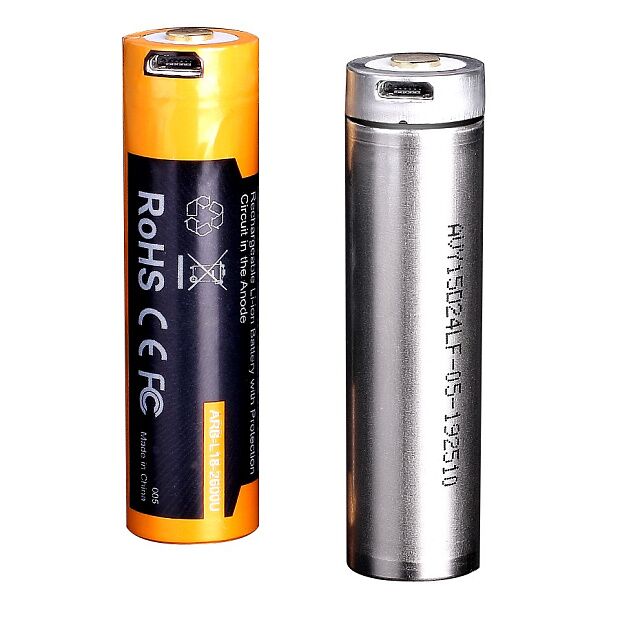 Аккумулятор 18650 Fenix 3500U mAh с разъемом для USB, ARB-L18-3500U - 5 Аккумулятор 18650 Fenix 3500U mAh с разъемом для USB, ARB-L18-3500U - 5