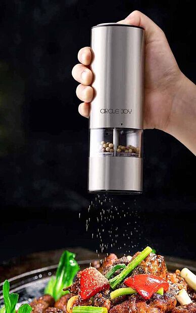 Электромельница для специй Circle Joy Electric Grinder (металл. корпус) (CJ-EG01) (Silver) - 6 Электромельница для специй Circle Joy Electric Grinder (металл. корпус) (CJ-EG01) (Silver) - 6