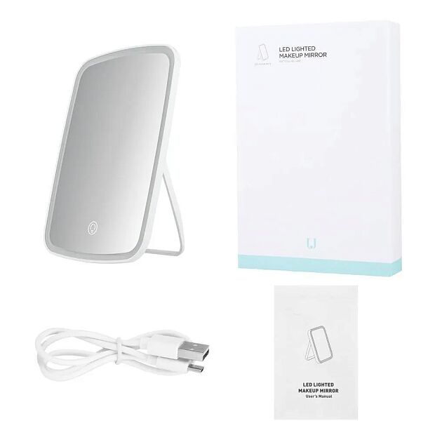 Умное зеркало Jordan Judy Desktop LED Makeup Mirror Rice (White/Белый) - 9 Умное зеркало Jordan Judy Desktop LED Makeup Mirror Rice (White/Белый) - 9