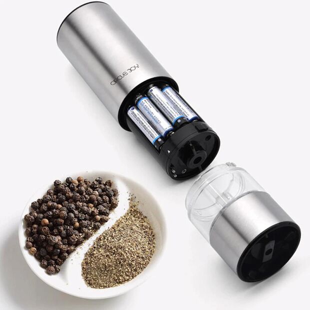 Электромельница для специй Circle Joy Electric Grinder (металл. корпус) (CJ-EG01) (Silver) - 7 Электромельница для специй Circle Joy Electric Grinder (металл. корпус) (CJ-EG01) (Silver) - 7