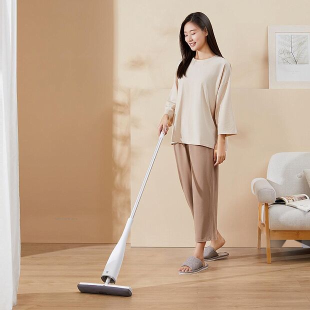 Швабра Xiaomi Blue Small Fish Squeeze MOP (PU03A) (White) - 5 Швабра Xiaomi Blue Small Fish Squeeze MOP (PU03A) (White) - 5