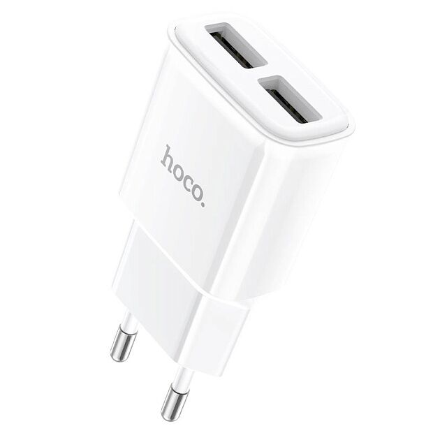 СЗУ HOCO C88A Star 2xUSB, 2.4А (белый) - 5 СЗУ HOCO C88A Star 2xUSB, 2.4А (белый) - 5
