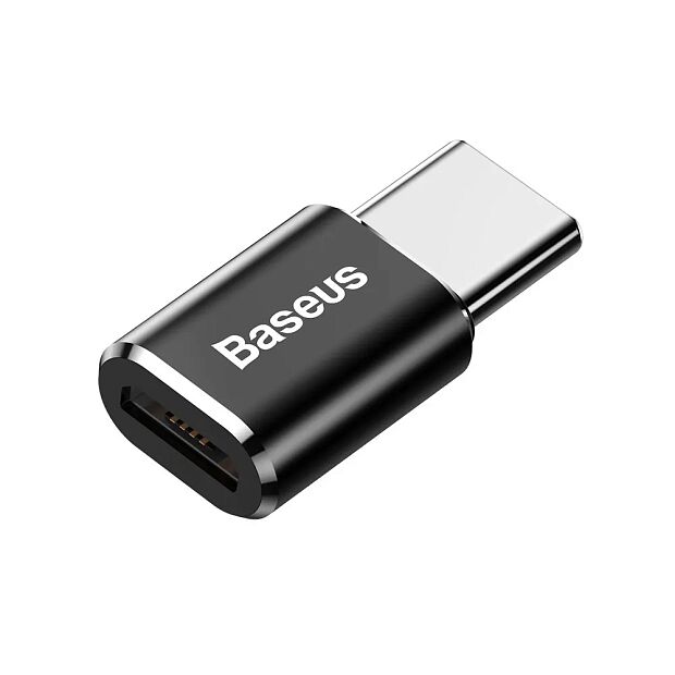 Переходник Baseus OTG с MicroUSB (F) на TypeC CAMOTG-01 (Black) - 8 Переходник Baseus OTG с MicroUSB (F) на TypeC CAMOTG-01 (Black) - 8