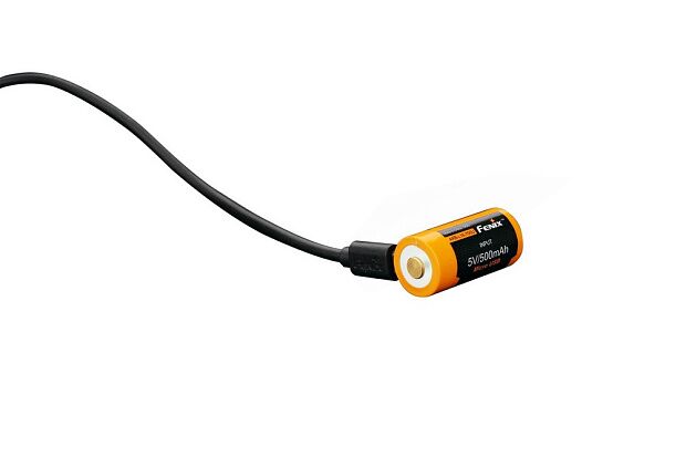 Аккумулятор 16340 Fenix 700 mAh Li-ion с разъемом для USB, ARB-L16-700U - 1 Аккумулятор 16340 Fenix 700 mAh Li-ion с разъемом для USB, ARB-L16-700U - 1