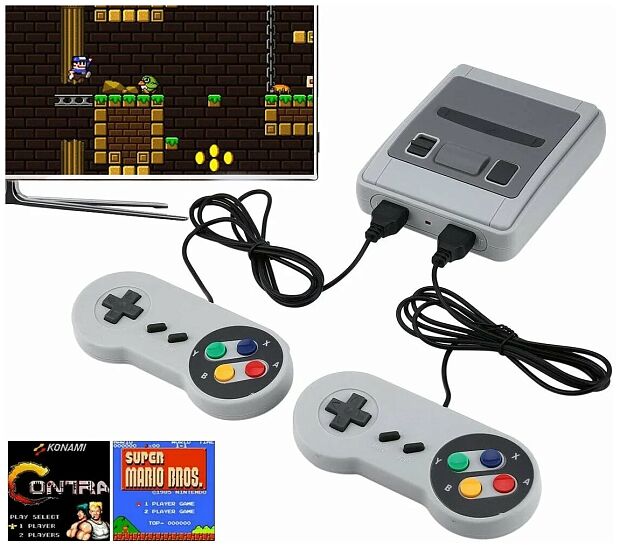 Игровая приставка Super Mini SFC 620 Games - 2 Игровая приставка Super Mini SFC 620 Games - 2