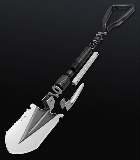 Лопата сапёрная складная 128мм NexTool Multifunctional Folding Shovel (Black) - 3 Лопата сапёрная складная 128мм NexTool Multifunctional Folding Shovel (Black) - 3