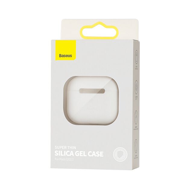 Чехол BASEUS Super Thin Silica Gel Case для AirPods 3, белый - 7 Чехол BASEUS Super Thin Silica Gel Case для AirPods 3, белый - 7