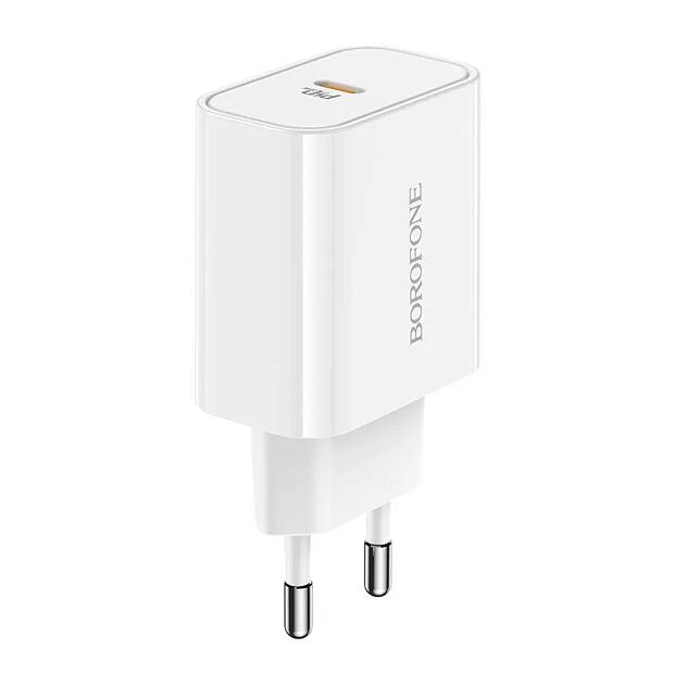 СЗУ BOROFONE BA62A Wiseacre 1xUSB USB-C, 2,4A (белый) - 2 СЗУ BOROFONE BA62A Wiseacre 1xUSB USB-C, 2,4A (белый) - 2