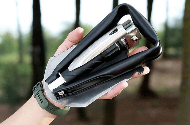 Лопата сапёрная складная 128мм NexTool Multifunctional Folding Shovel (Black) - 6 Лопата сапёрная складная 128мм NexTool Multifunctional Folding Shovel (Black) - 6