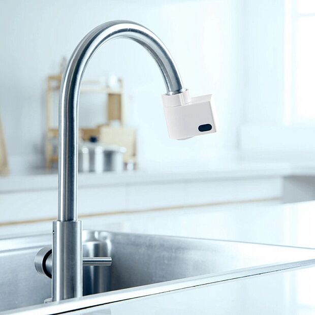Водосберегающая сенсорная насадка для крана Xiaoda Automatic Water Saving HD-ZNJSQ-06 (White) : отзывы и обзоры - 2 Водосберегающая сенсорная насадка для крана Xiaoda Automatic Water Saving HD-ZNJSQ-06 (White) : отзывы и обзоры - 2