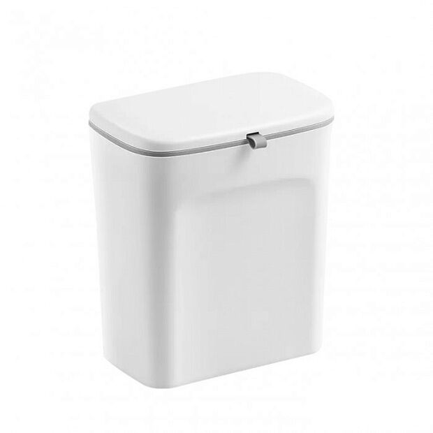 Подвесное мусорное ведро для кухни Six Percent Slider Wall-Mounted Trash Bucket 9L (White) - 1 Подвесное мусорное ведро для кухни Six Percent Slider Wall-Mounted Trash Bucket 9L (White) - 1