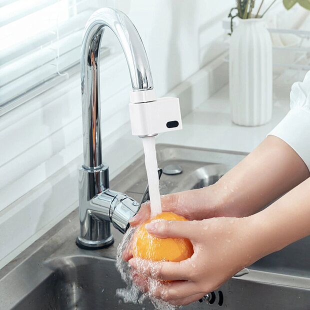 Водосберегающая сенсорная насадка для крана Xiaoda Automatic Water Saving HD-ZNJSQ-06 (White) : отзывы и обзоры - 3 Водосберегающая сенсорная насадка для крана Xiaoda Automatic Water Saving HD-ZNJSQ-06 (White) : отзывы и обзоры - 3