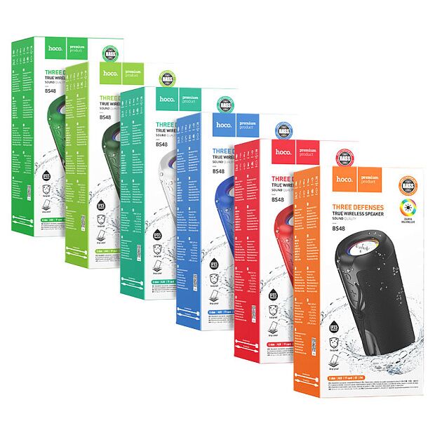 Портативная акустика Hoco BS48 (Bluetooth 5.1 5W 1200mAh) (Black) - 5 Портативная акустика Hoco BS48 (Bluetooth 5.1 5W 1200mAh) (Black) - 5