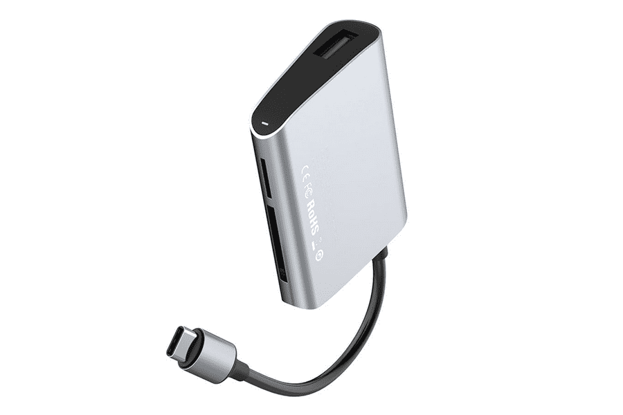Дизайн Baseus Enjoyment Series Type-C to SD+TF Card+USB2.0 HUB Adapter Внешний вид Baseus Enjoyment Series Type-C to SD+TF Card+USB2.0 HUB Adapter