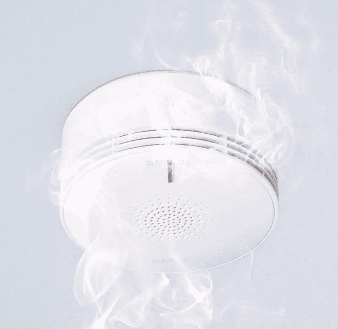 Дизайн датчика дыма Xiaomi Aqara Smoke Alarm NB-Iot Version Внешний вид датчика дыма Xiaomi Aqara Smoke Alarm NB-Iot Version