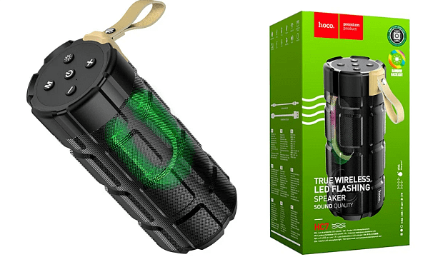 Колонка Hoco HC7 Bluetooth 5.0 25W 2400mAh (Black) - 2 Колонка Hoco HC7 Bluetooth 5.0 25W 2400mAh (Black) - 2
