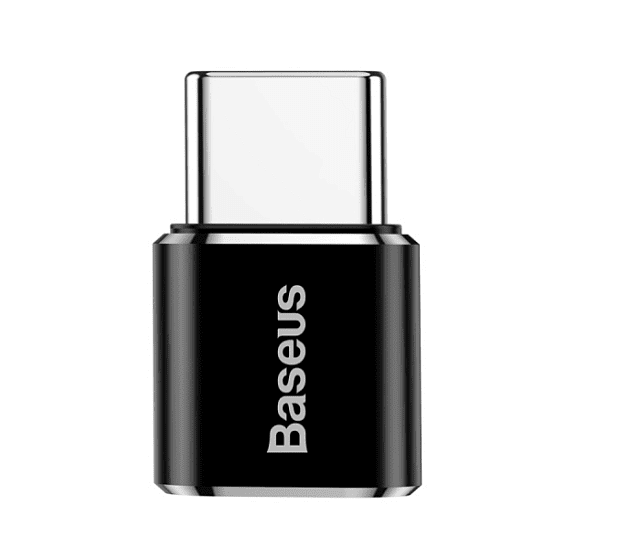 Переходник Baseus OTG с MicroUSB (F) на TypeC CAMOTG-01 (Black) - 3 Переходник Baseus OTG с MicroUSB (F) на TypeC CAMOTG-01 (Black) - 3
