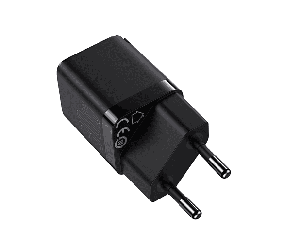 Зарядное устройство BASEUS GaN3 USB-C, 3A, 30W, черный (CCGN010101) - 6 Зарядное устройство BASEUS GaN3 USB-C, 3A, 30W, черный (CCGN010101) - 6
