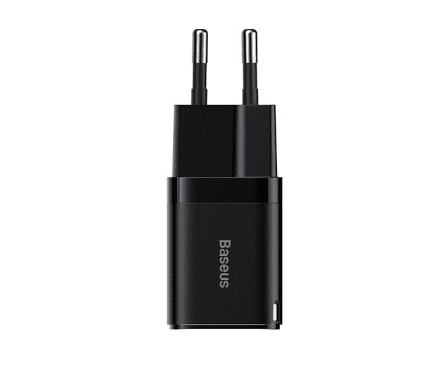 Зарядное устройство BASEUS GaN3 USB-C, 3A, 30W, черный (CCGN010101) - 2 Зарядное устройство BASEUS GaN3 USB-C, 3A, 30W, черный (CCGN010101) - 2