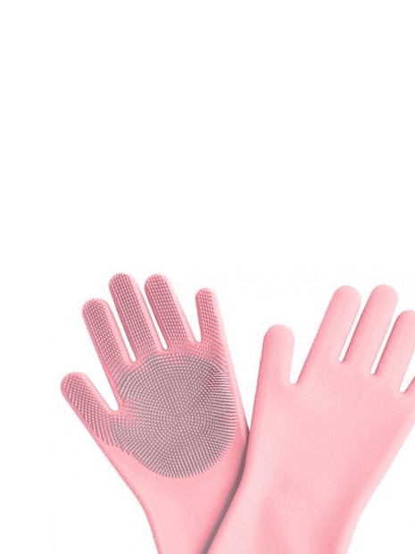 Силиконовые перчатки Jordan Judy Silicone Cleaning Glove (Pink) - 4 Силиконовые перчатки Jordan Judy Silicone Cleaning Glove (Pink) - 4